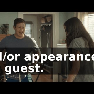 and/or appearance of our guest.