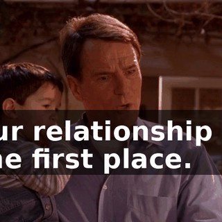 our relationship in the first place.
