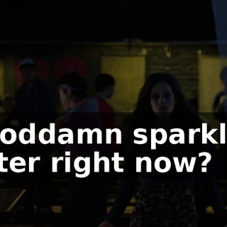 a goddamn sparkling water right now?