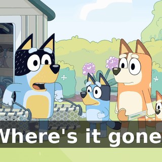 Where's it gone?