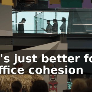 It's just better for office cohesion