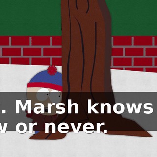 Sgt. Marsh knows it's now or never.