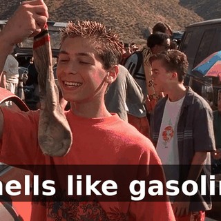 Smells like gasoline.