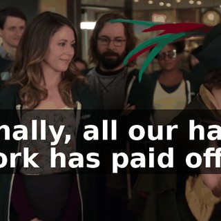 Finally, all our hard work has paid off.