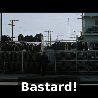 Bastard!