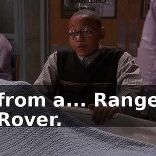 from a... Range Rover.