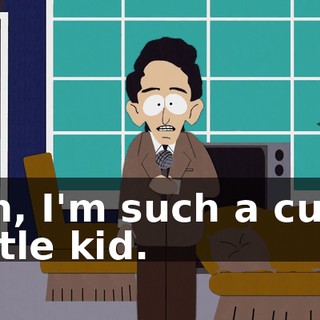 Oh, I'm such a cute little kid.