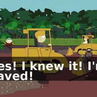 Yes! I knew it! I'm saved!