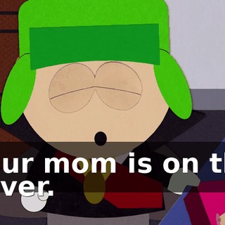 Your mom is on the cover.