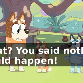 What? You said nothing would happen!