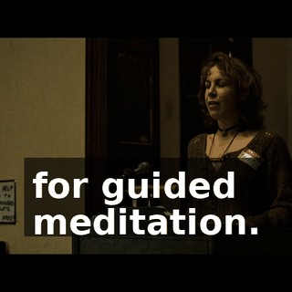 for guided meditation.