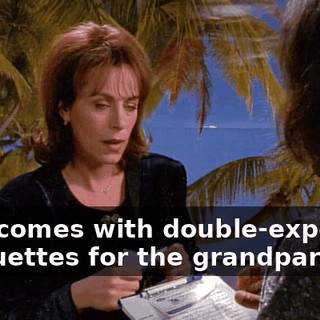 That comes with double-exposure silhouettes for the grandparents.