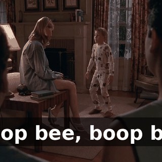 ♪ Boop bee, boop bee ♪