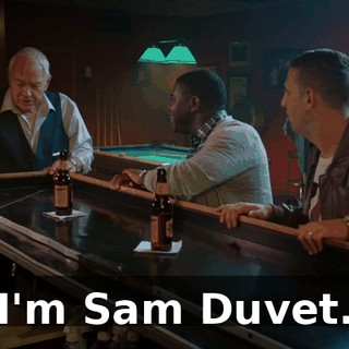 I'm Sam Duvet.