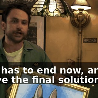 This has to end now, and so I have the final solution.