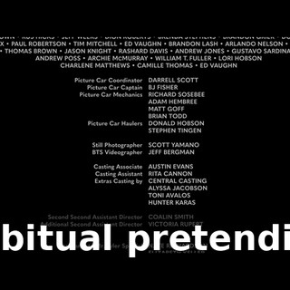 ♪ Habitual pretending ♪