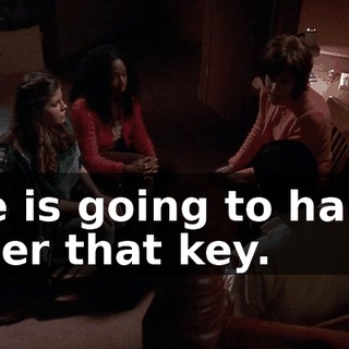 He is going to hand over that key.