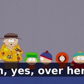 Oh, yes, over here.