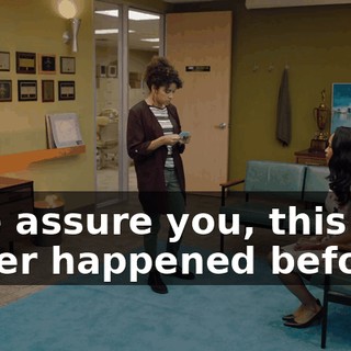 "We assure you, this has never happened before,
