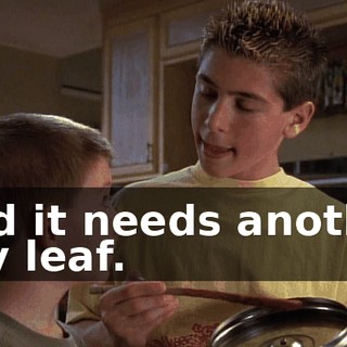 And it needs another bay leaf.