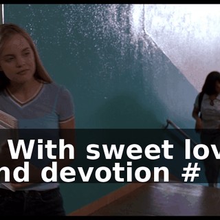 # With sweet love and devotion #