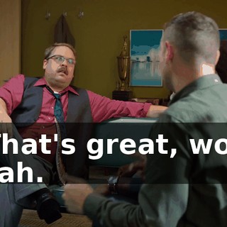 - That's great, wow. Yeah.