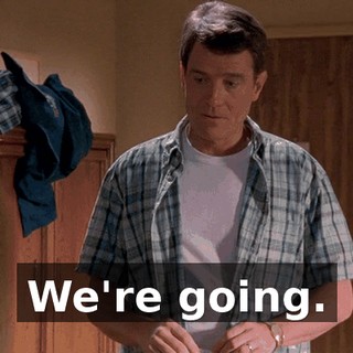 We're going.