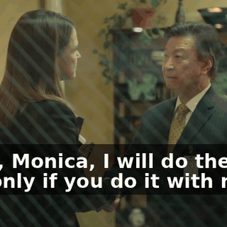 Look, Monica, I will do the ICO, but only if you do it with me.