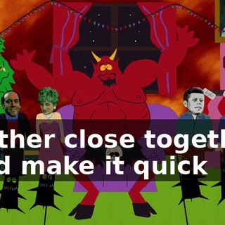 ♪ Gather close together and make it quick ♪