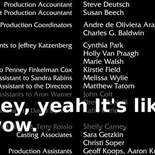 Hey, yeah It's like wow.