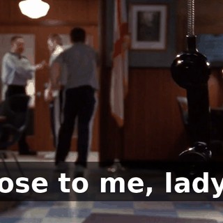 ♪ Close to me, lady... ♪