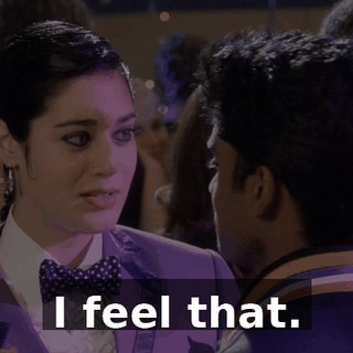 I feel that.