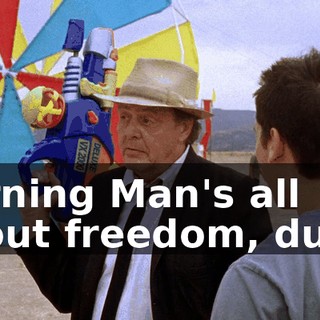 Burning Man's all about freedom, dude.