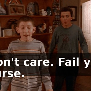 I don't care. Fail your course.