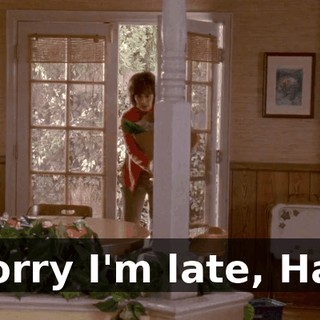 Sorry I'm late, Hal.