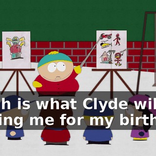 which is what Clyde will be getting me for my birthday.