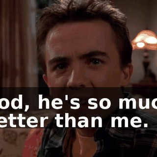 God, he's so much better than me.