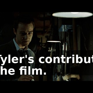 of Tyler's contribution to the film.