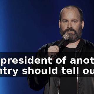 The president of another country should tell ours...