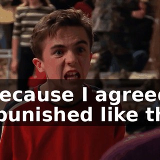 is because I agreed to be punished like this.