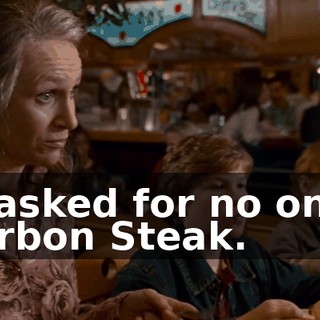 ...but I asked for no onions on my Bourbon Steak.