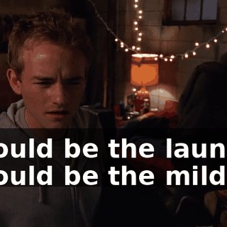 It could be the laundry. It could be the mildew.