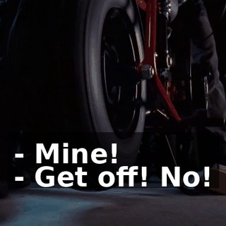 - Mine! - Get off! No!