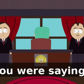 You were saying?