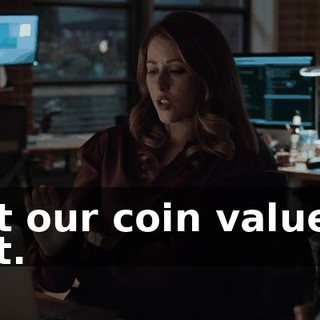 but our coin value is flat.