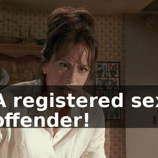 A registered sex offender!