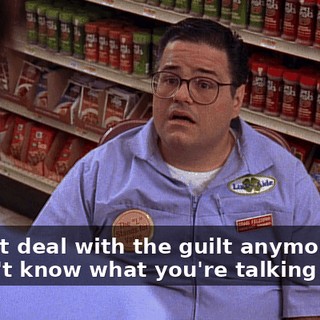 - I can't deal with the guilt anymore. - I don't know what you're talking about.