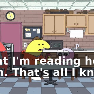 what I'm reading here, man. That's all I know.
