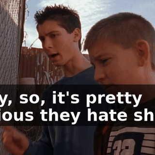 Okay, so, it's pretty obvious they hate shoes.