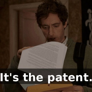 It's the patent.